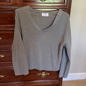 Old Navy Women's Long Sleeve Gray Top